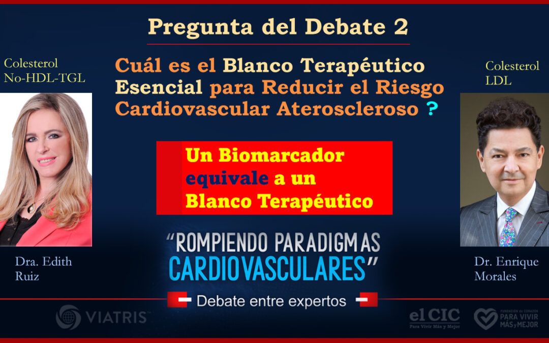 Rompiendo Paradigmas Cardiovasculares UN BIOMARCADOR EQUIVALE A UN BLANCO TERAPÉUTICO